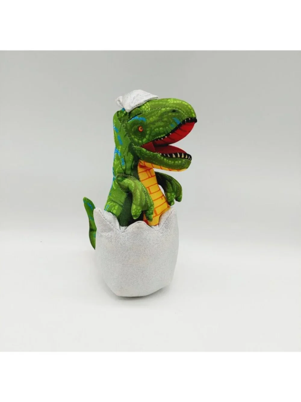 Nanco Green Baby Dinosaur Hatching Egg Plush Stuffed Animal T-Rex 8